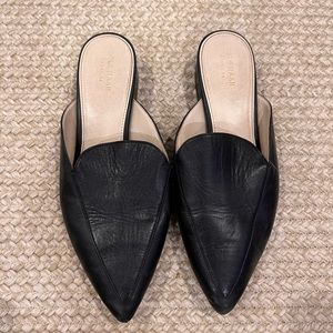 Cole Haahn Loafer Mule - Black Leather